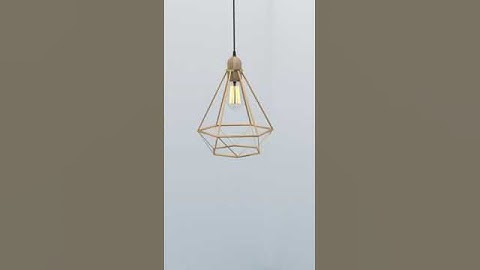 Inspired by ajio Ceiling lamp,#hanginglight #sketchup #shorts