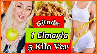 Günde 1 Elmayla 1 Haftada 5 Kilo Nasıl Verilir-Elma Diyeti