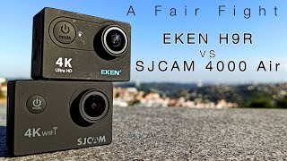 Eken H9R vs SJCAM 4000 Air : A Fair Fight !