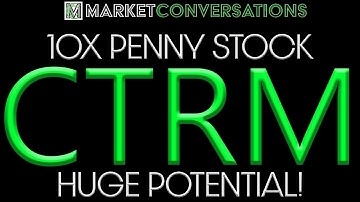 HUGE  😱  CTRM STOCK | CastorMaritime & Analysis Update | BUY CTRM!? 10X PENNY STOCK! | I