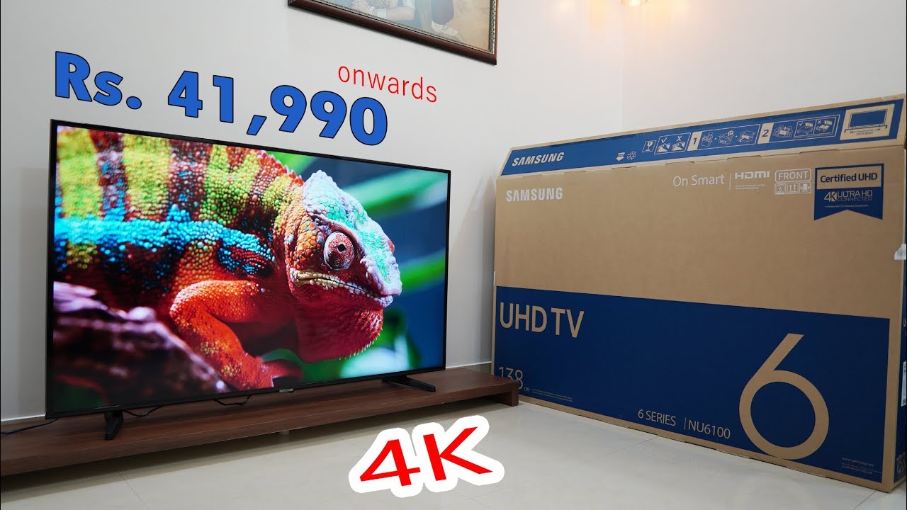 Samsung Smart 4K TV Rs. 41,990 (WOW), Certified UHD, NU6100 6 series, Live  Cast, HDR+ - YouTube