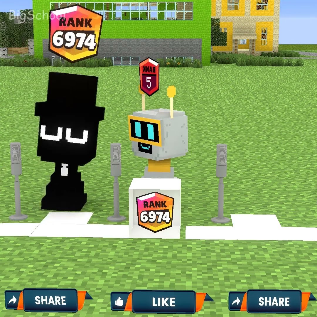 The singing challenge to level up rank 6974 with Fun Bot Phase 1, Phase 2 and Black ?
