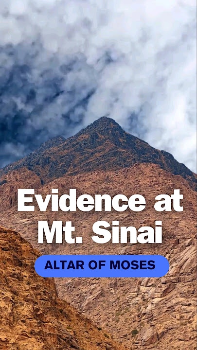 𝗘𝘃𝗶𝗱𝗲𝗻𝗰𝗲 𝗮𝘁 𝗠𝘁. 𝗦𝗶𝗻𝗮𝗶 / 𝗔𝗹𝘁𝗮𝗿 𝗼𝗳 𝗠𝗼𝘀𝗲𝘀 - Full Video in description #history #evidence #oldtestament