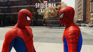 Spider-Man Meets A Fake Spider Man With The Classic Suit - Marvel's Spider-Man Remastered (4K 60fps)
