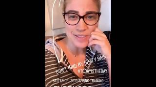 Meredith Marakovits 7 Febrero 2020 - Instagram Stories HD Yankees Baseball Beisbol