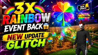 FREEGARDEN RAINBOW 🌈 EVENT RETURN ❤️ || NEW UPDATE NEW GLITCH 😱 ||ALL DETAILS