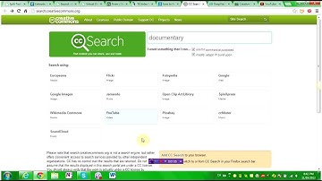 How to find Creative Commons videos on Youtube and images or music elsewhere!