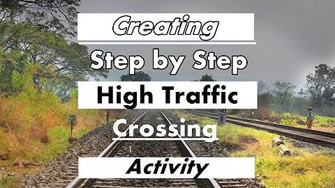 Creating a  High traffic Crossing Activity for MSTS & OPEN RAIL Using TSRE5 ! 30 min SPECIAL VIDEO !
