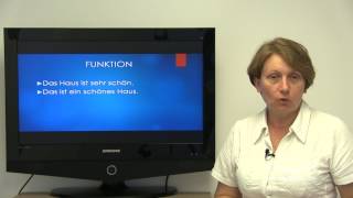 Pridevi - komparacija, Nemački jezik 1