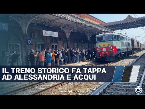 Treno storico ad Alessandria e Acqui Terme: il ricordo delle locomotive trifase
