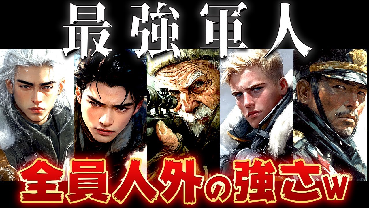 【ゆっくり解説】戦争で大活躍した最強軍人5選！人間を超越しすぎてる件ww