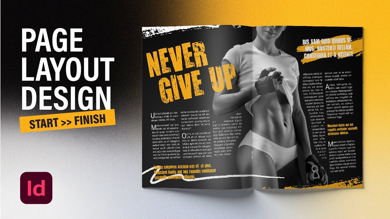 Update How to Magazine page layout design in Adobe InDesign CC 2022