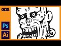 Creating a Retro Badge Sticker