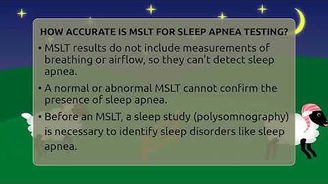 How Accurate Is MSLT For Sleep Apnea Testing? - Sleep Apnea Support Network
