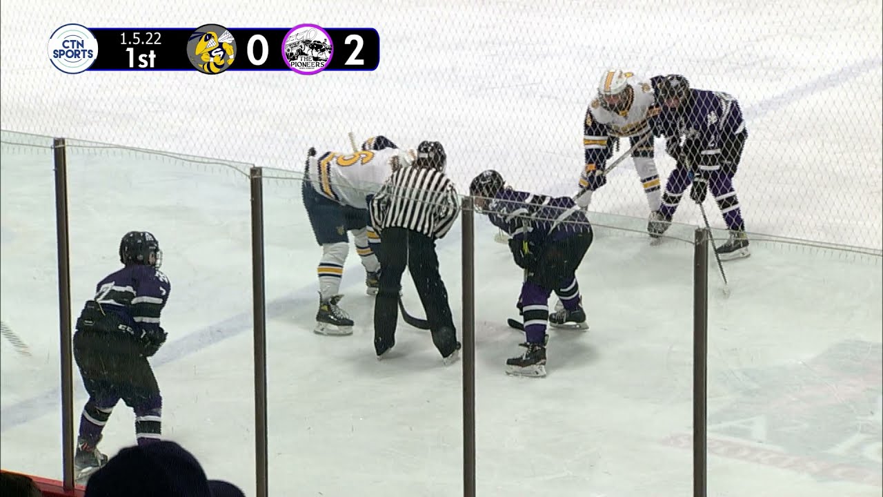 CTN SPORTS 2022 Saline Pioneer High School Hockey, January 5, 2022