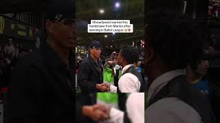 IShowSpeed wanted the handshake from Marlon after winning in Baller League 😭❤️‍🩹 #marlon