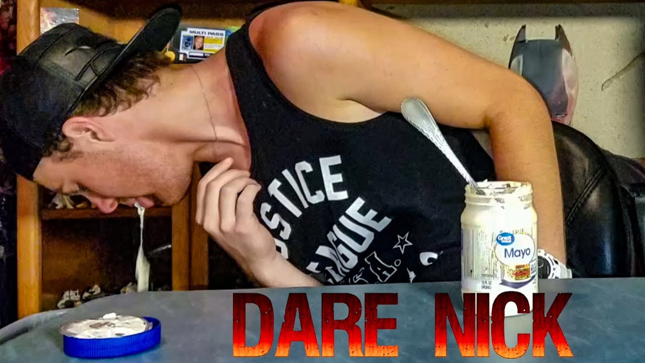 Eating Mayo Out Of The Jar (Dare Nick) YouTube