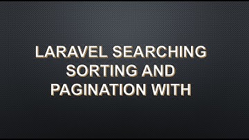 live data search with sorting and pagination in laravel using ajax