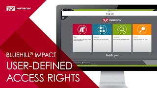 Bluehill® Impact | Pendulum Impact Testing Software - User-Defined Access Rights screenshot 2