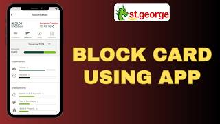 How to Block St George Card in App ! screenshot 3