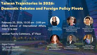 Taiwan Trajectories in 2026: Domestic Debates and Foreign Policy Pivots