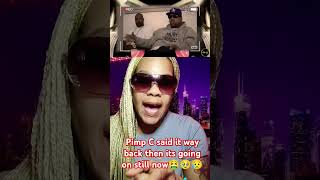 PIMP C SAID IT FIRST ✅💯FACTS WIO YOU REALLY LOOKING AT#hiphop #ugk4life #facts