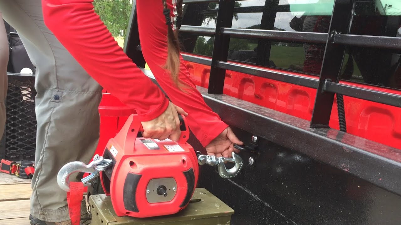 Trying Our Baby Winch for the First Time YouTube