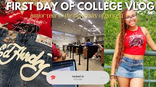FIRST DAY OF COLLEGE GRWM + VLOG | junior @ the university of georgia || college diaries 003