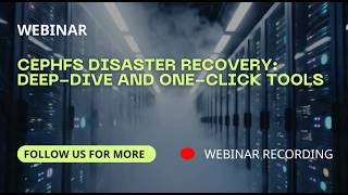 CephFS Disaster Recovery: Deep-Dive and One-Click Tools