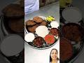 NAVRATRI INDIAN 🇮🇳 THALI EATING #shorts #foodie #khanachallenge #