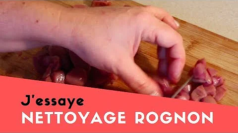 Comment bien nettoyer les rognons d'agneau ?