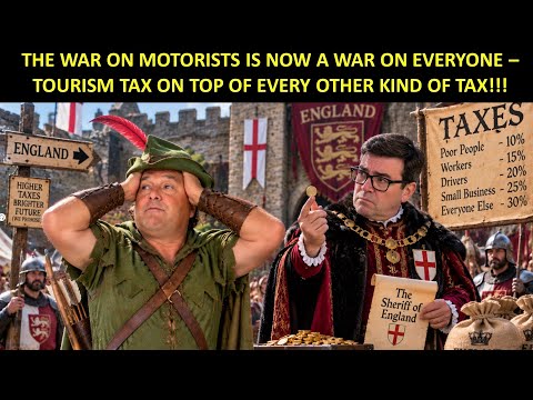 THE WAR ON MOTORISTS IS NOW A WAR ON EVERYONE - TOURISM TAX ON TOP OF EVERY OTHER KIND OF TAX!!