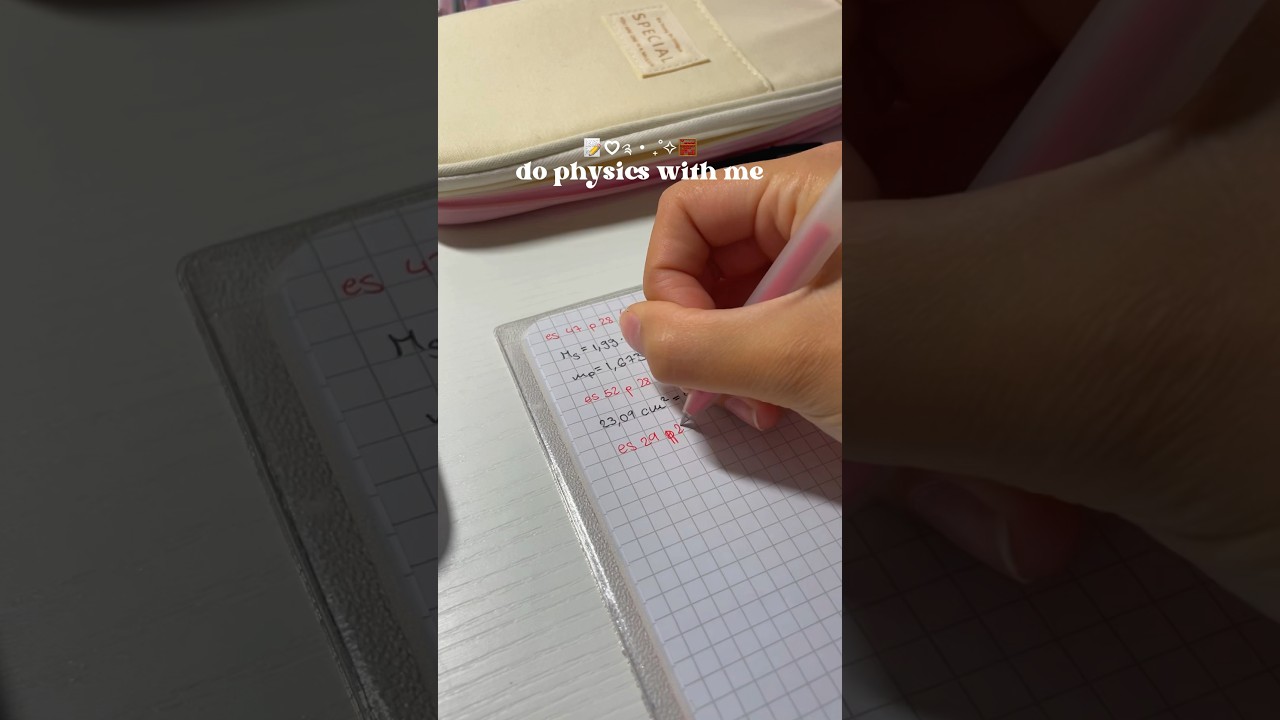 Study with me asmr 📝 #studymotivation #studywithme #studyasmr