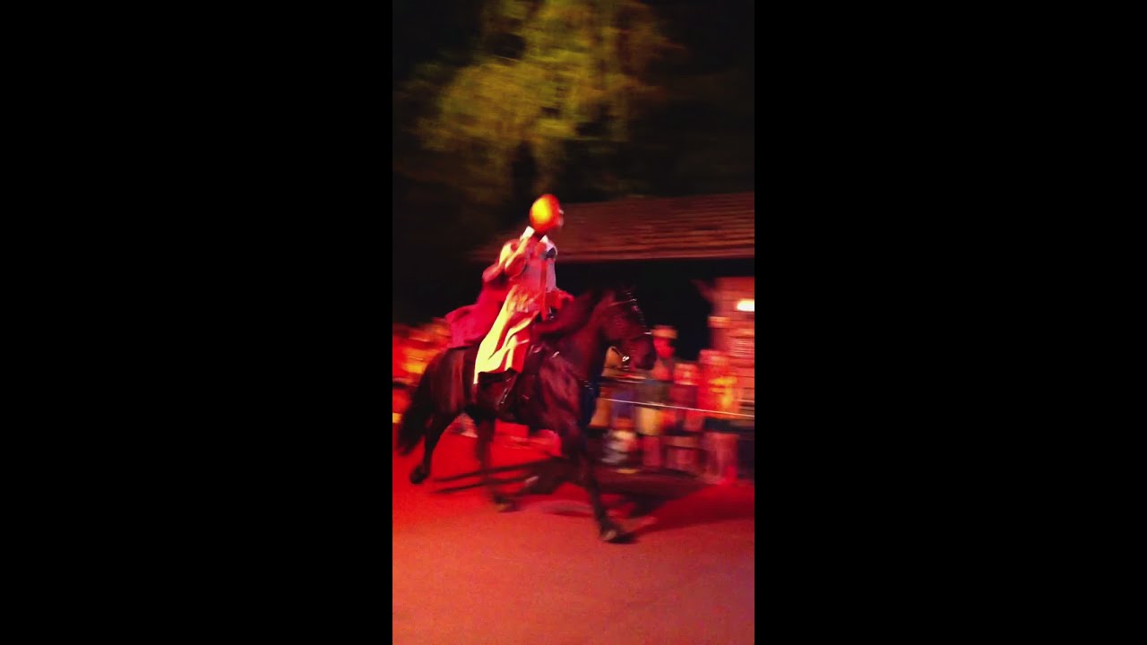 Hope you had a Happy Halloween! The Headless Horseman from Mickeys ...