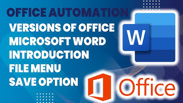 Office Automation | MS Word 2021 | Version of Office | Introduction to MS Word | Sindhi