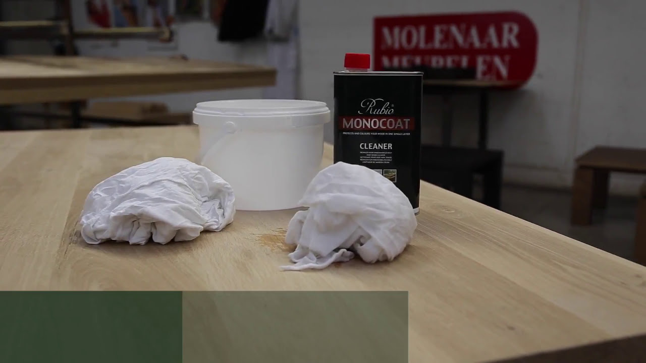 Huiler un meuble par spray avec Rubio Monocoat Oil Plus 2C