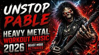 Aggressive Metal Music 2026 ⚡ Heavy Rock Workout Mix for Unstoppable Strength & Power