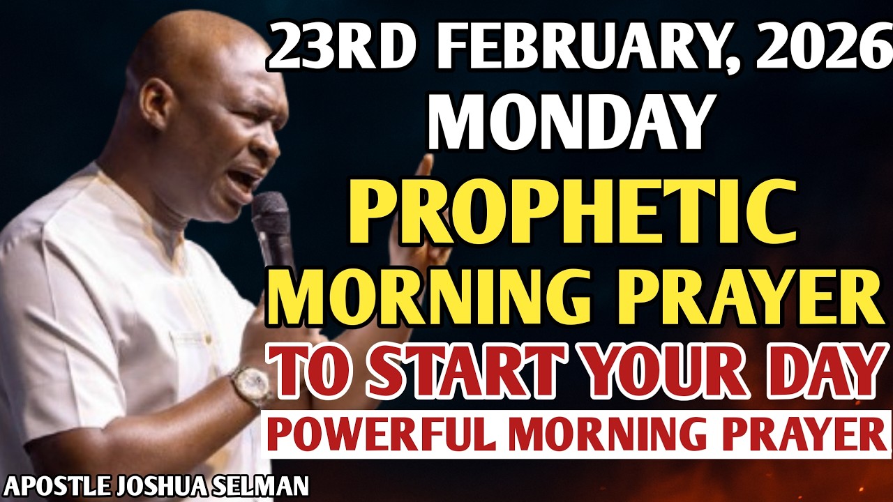 [MORNING PRAYER] SPEAK INTO YOUR DAY BEFORE THE ENEMY DOES - APOSTLE JOSHUA SELMAN
