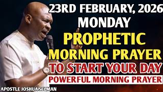 Download Lagu [MORNING PRAYER] SPEAK INTO YOUR DAY BEFORE THE ENEMY DOES - APOSTLE JOSHUA SELMAN MP3