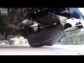 How to release a spare tire in a Ford Transit