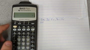 BA II Plus - Number of Periods (FV, PV, I/Y Inputs)