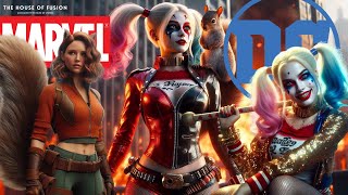 Squirrel Quinn Marvel X Dc Fusion - House Of Fusion