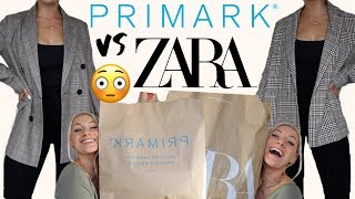 PRIMARK VS ZARA COMPARISON HAUL... WHO WON?!