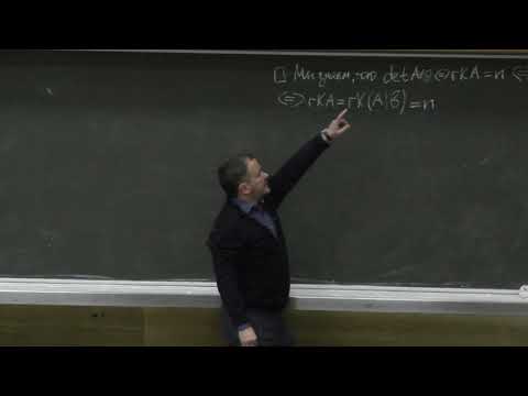 Аржанцев И. В. - Алгебра. Часть 1 - 11. Теорема и формулы Крамера