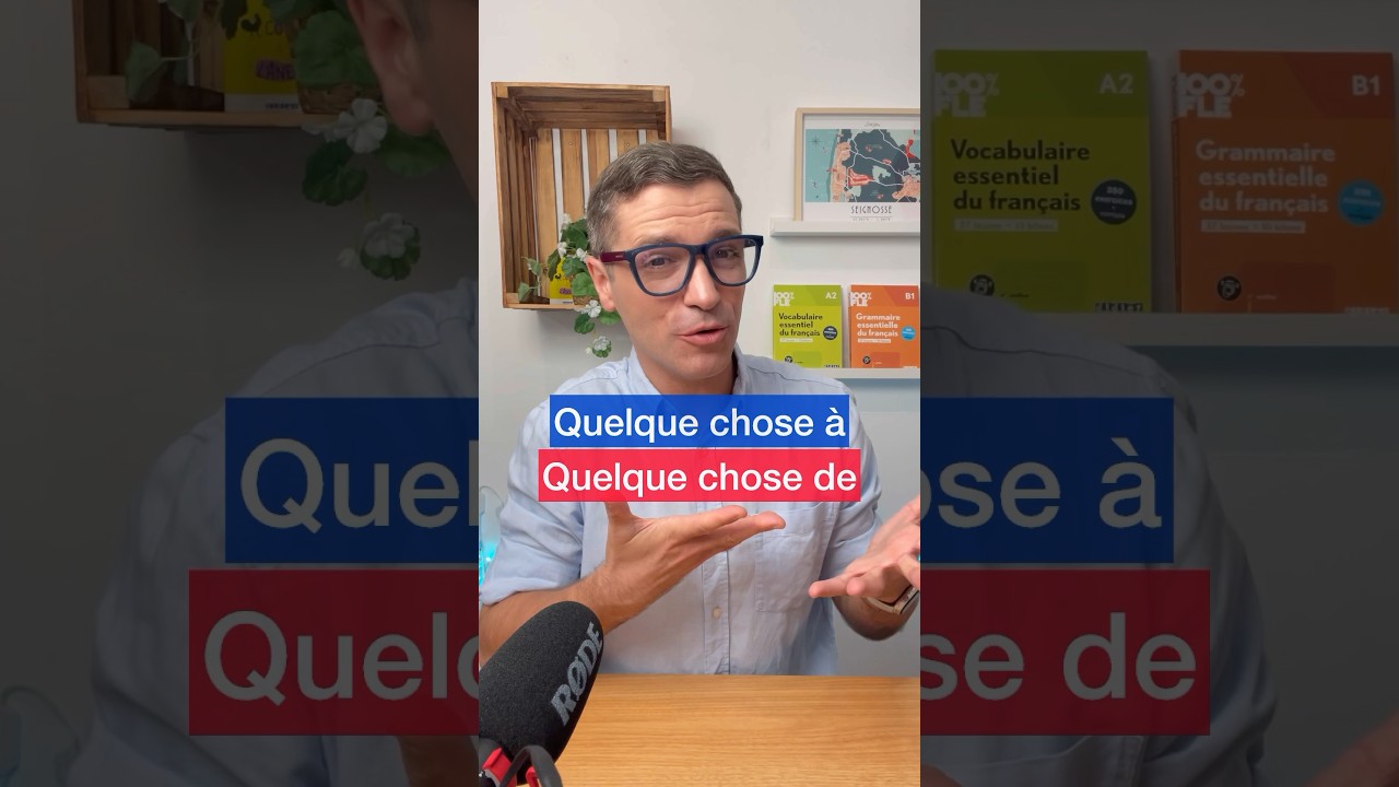 🇫🇷 Do you know the difference? À or DE ? 