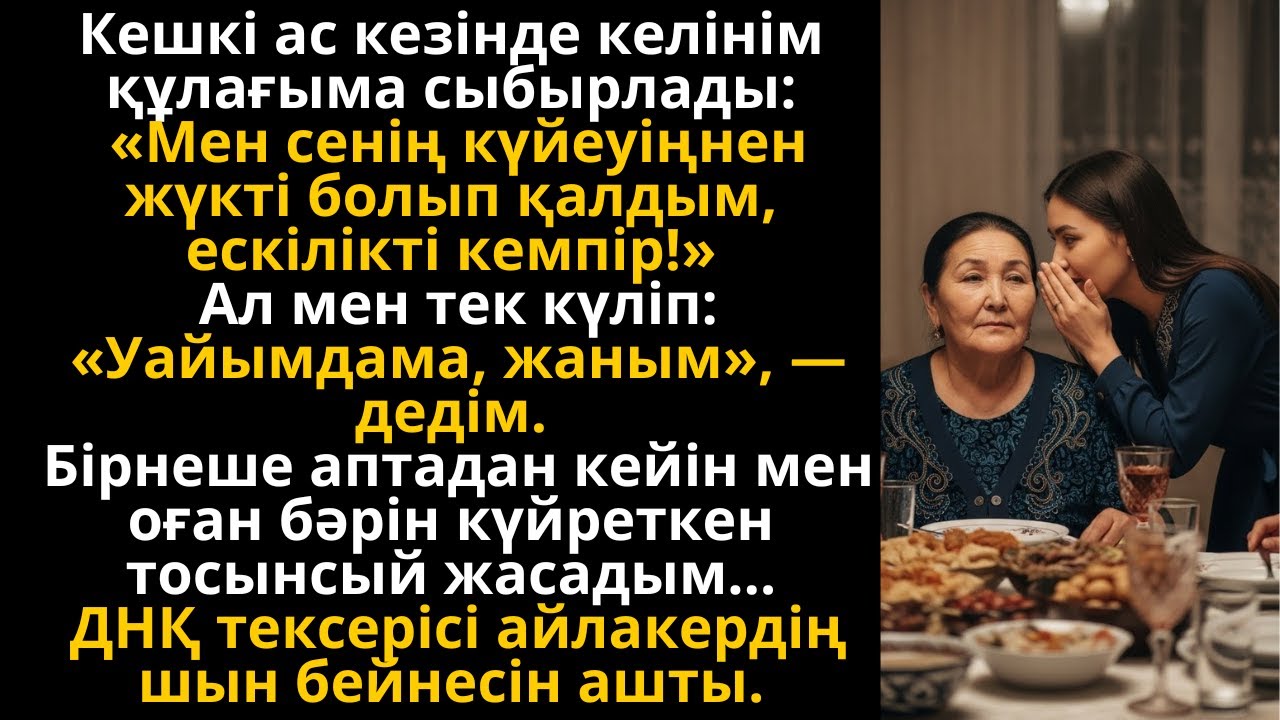 Келінім күйеуімнен жүкті екенін айтты, ал мен үнсіз күліп ақиқатты күттім | Әсерлі әңгіме
