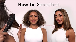 How To Use SmoothIt 2in1 Digital Straightening Comb from L’ange