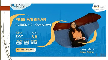 Learn PCI-DSS 40 Overview online | Koenig Solutions