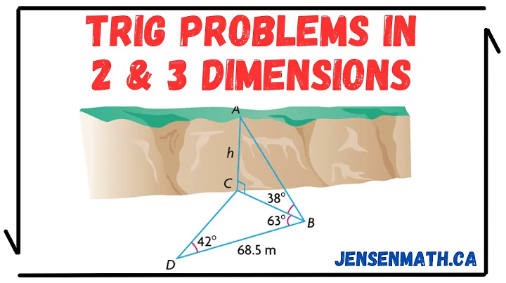 Trigonometry Problems in 2 and 3 Dimensions (full lesson) | jensenmath.ca