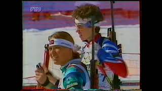 Биатлон, Олимпиада 1998, Нагано, эстафета, женщины